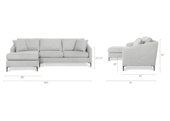 Urban Barn Hensley Custom Sofa Chaise- Custom Furniture