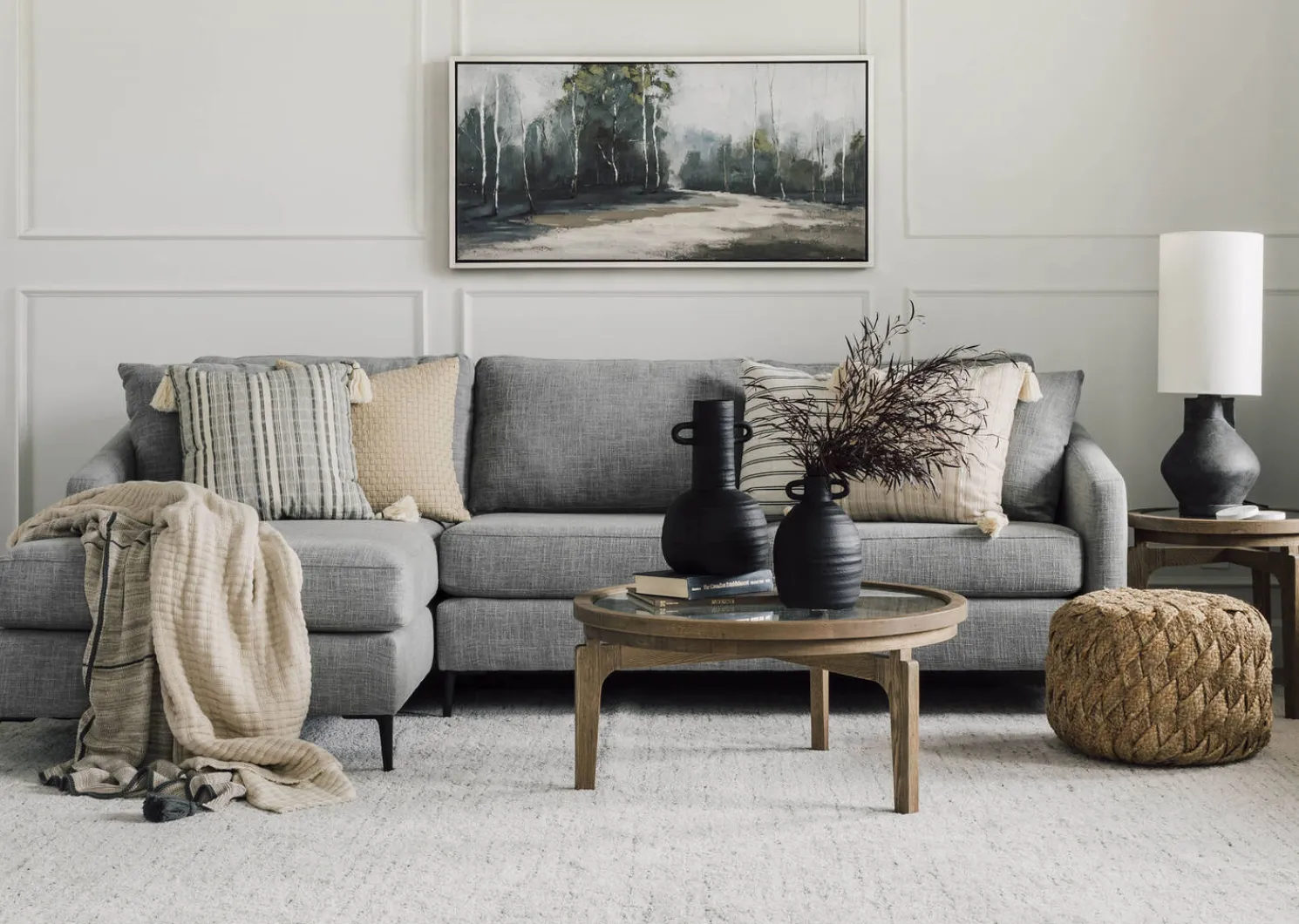 Urban Barn Hensley Custom Sofa Chaise- Custom Furniture