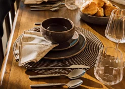 Urban Barn Hydrangea Napkin Set of 6 Natural/Sand- Table Linens & Coasters