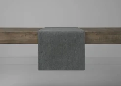 Urban Barn Hydrangea Table Runner Natural/Black- Table Linens & Coasters