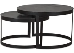 Urban Barn Irwin Recycled Metal Nesting Coffee Table Set- Coffee Tables