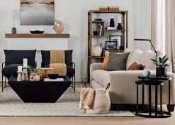 Urban Barn Irwin Recycled Metal Nesting Side Table Set- Side Tables