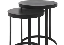 Urban Barn Irwin Recycled Metal Nesting Side Table Set- Side Tables