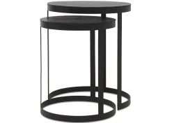 Urban Barn Irwin Recycled Metal Nesting Side Table Set- Side Tables