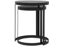 Urban Barn Irwin Recycled Metal Nesting Side Table Set- Side Tables