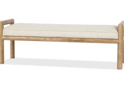 Urban Barn Jayman Bench -Amalie Ivory- Benches