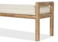 Urban Barn Jayman Bench -Amalie Ivory- Benches