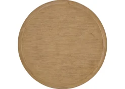 Urban Barn Jayman Round Side Table -Cava Sesame- Side Tables