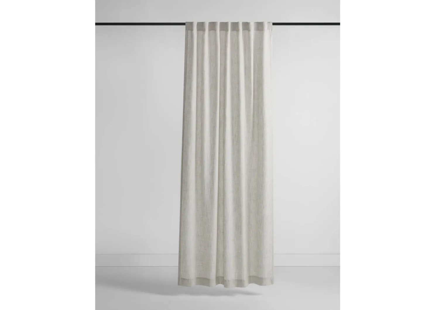 Urban Barn Jeffrey Sheer Curtain Panel 96" Light Grey- Curtains