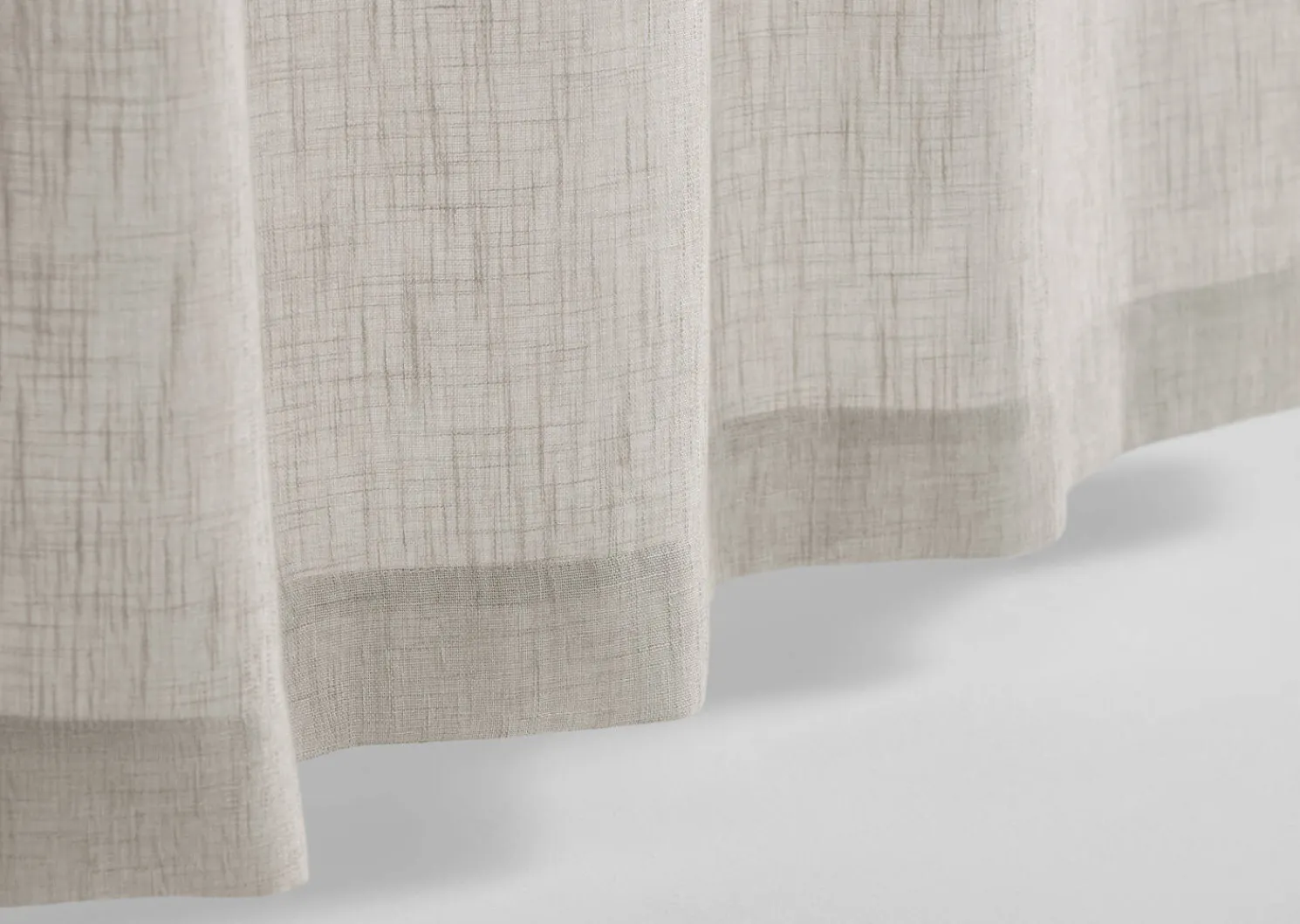 Urban Barn Jeffrey Sheer Curtain Panel 96" Light Grey- Curtains