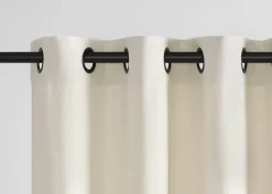 Urban Barn Julius Curtain Panel 96" Cream- Curtains