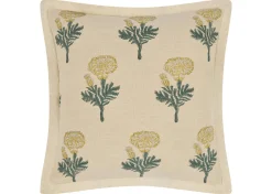 Urban Barn Kavi Floral Pillow 20x20 Ivory/Multi- Pillows