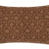 Urban Barn Kavya Cotton Pillow 14x24 Rust- Pillows