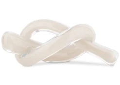 Urban Barn Knot Glass Decor Cream- Decorative Accents