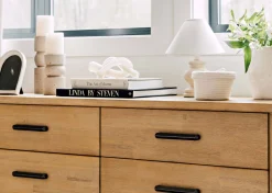 Urban Barn Knot Glass Decor Cream- Decorative Accents