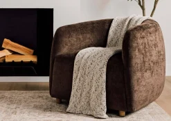 Urban Barn Lanark Cotton Flecked Throw- Throws