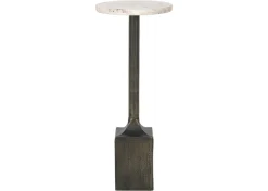Urban Barn Laroux Recycled Metal Accent Table -Sienna- Side Tables