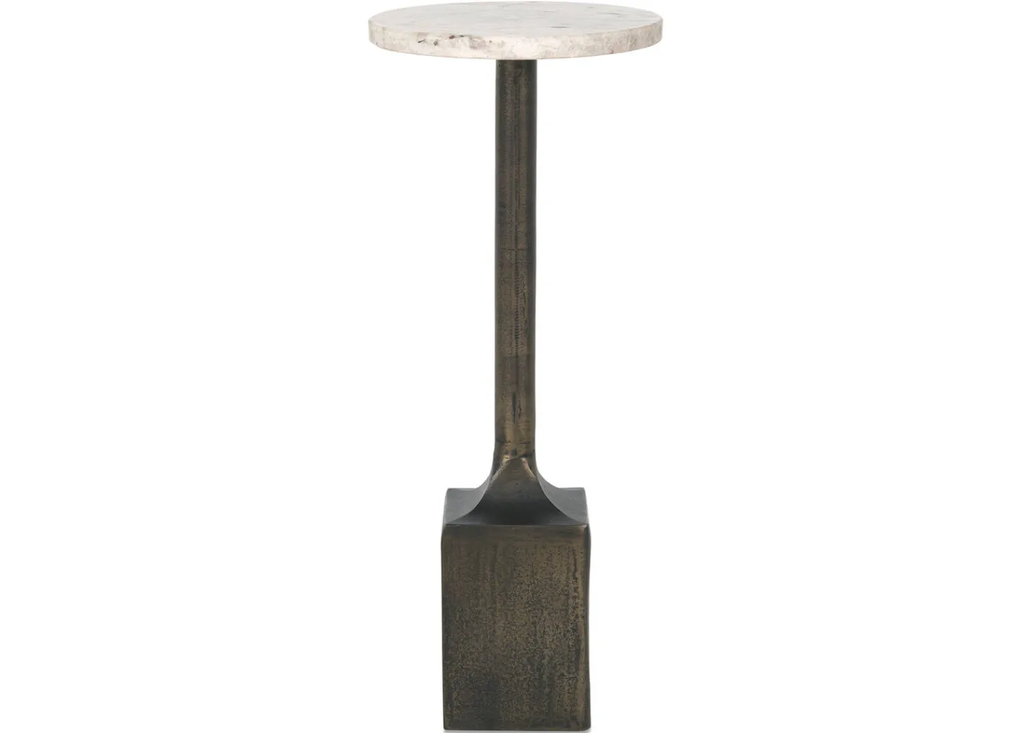 Urban Barn Laroux Recycled Metal Accent Table -Sienna- Side Tables