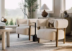 Urban Barn Laroux Recycled Metal Accent Table -Sienna- Side Tables