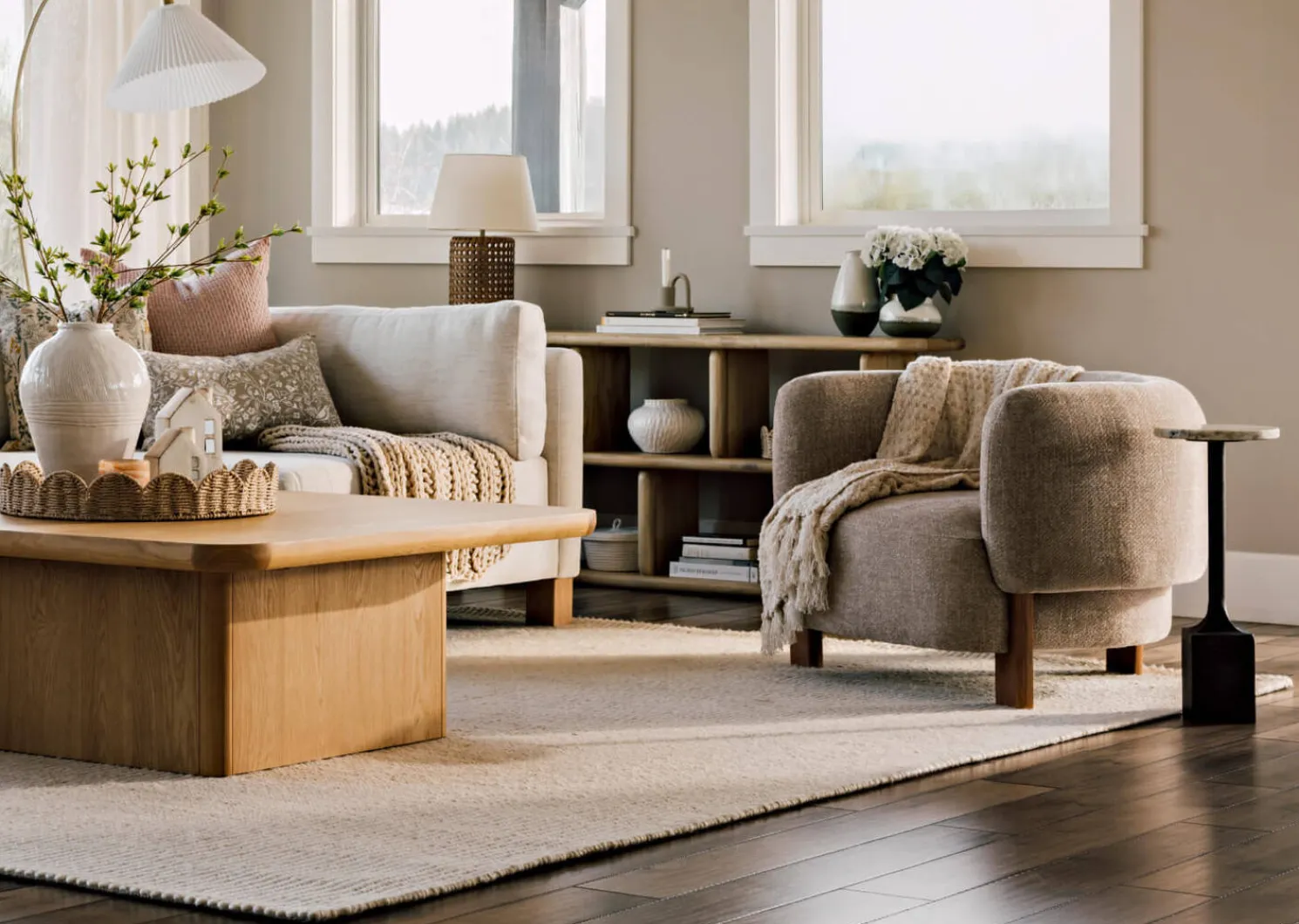 Urban Barn Laroux Recycled Metal Accent Table -Sienna- Side Tables