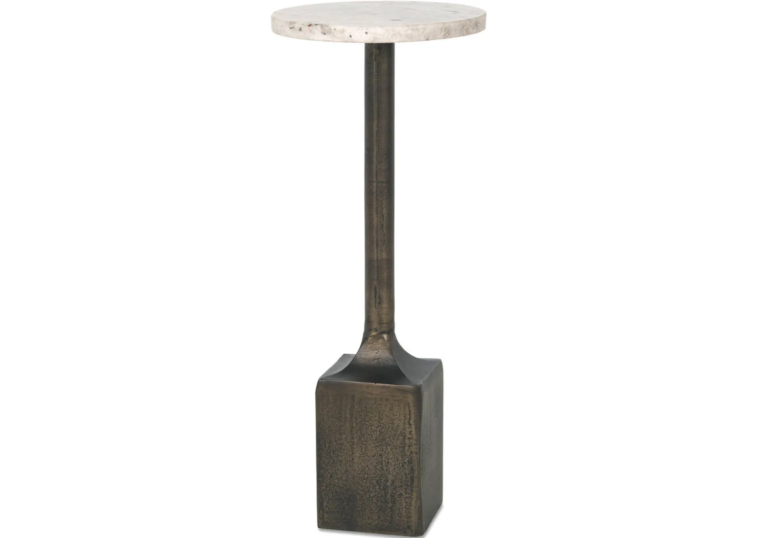 Urban Barn Laroux Recycled Metal Accent Table -Sienna- Side Tables