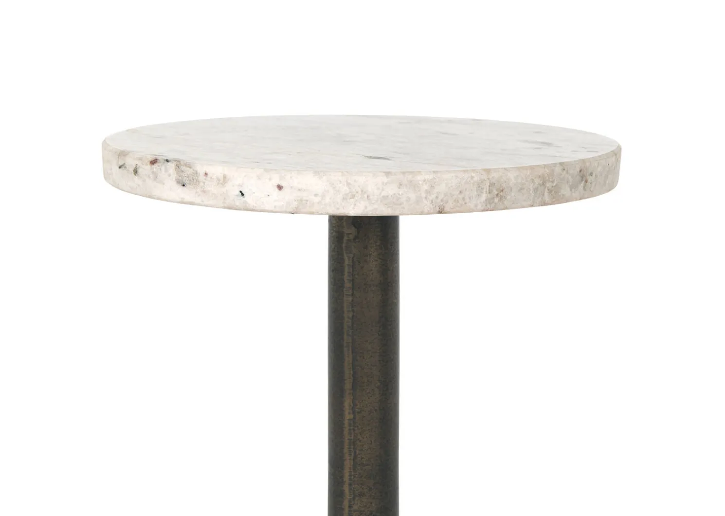 Urban Barn Laroux Recycled Metal Accent Table -Sienna- Side Tables