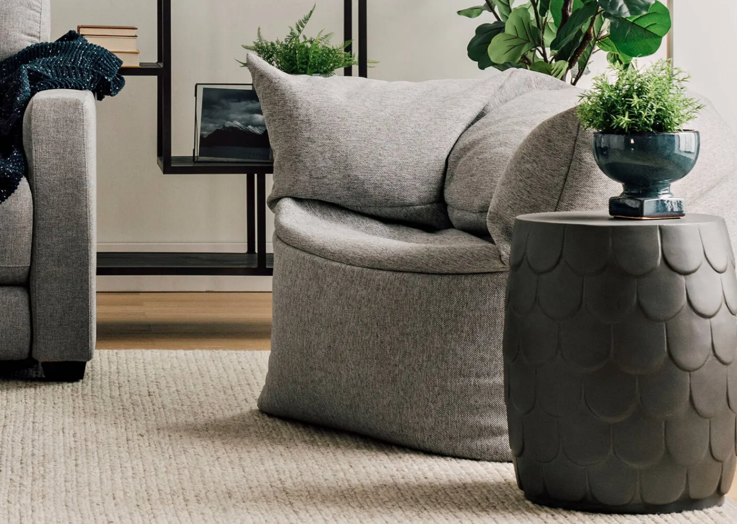 Urban Barn Leesa Rosemary Potted- Blooms & Branches