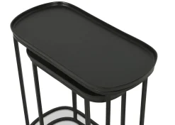 Urban Barn Lisboa Recycled Metal Nesting Table Set -Bronze- Side Tables