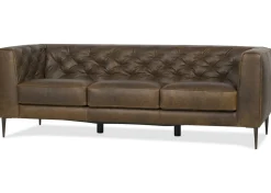 Urban Barn Marcello Leather Sofa -Waco Tobacco- Sofas & Sectionals