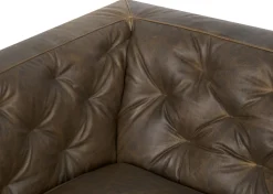 Urban Barn Marcello Leather Sofa -Waco Tobacco- Sofas & Sectionals
