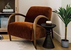 Urban Barn Marsala Recycled Metal Accent Table -- Side Tables