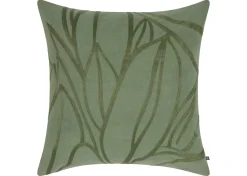 Urban Barn Meena Cotton Leaves Pillow 20x20 Green- Pillows