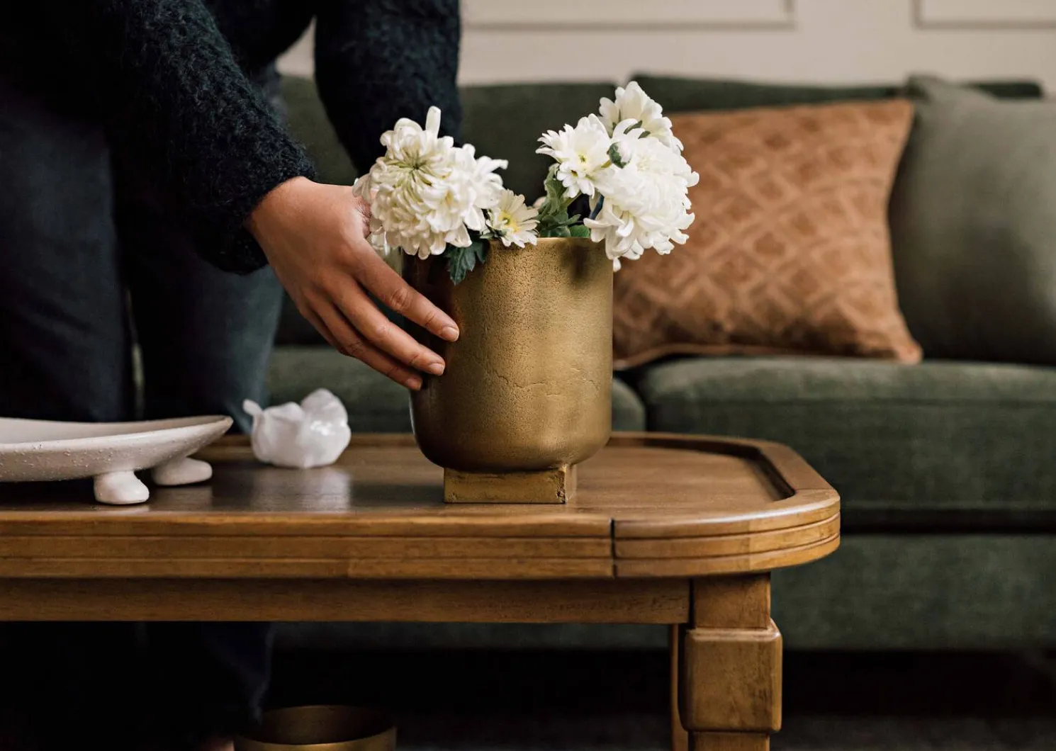 Urban Barn Merrin Coffee Table -Larke Brandy- Coffee Tables