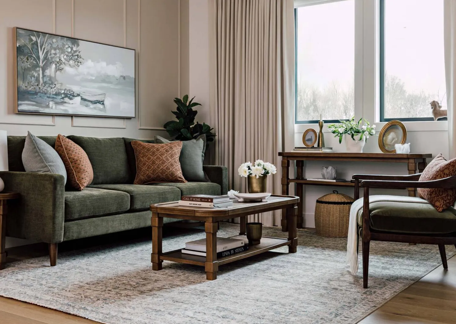 Urban Barn Merrin Console Table -Larke Brandy- Console Tables