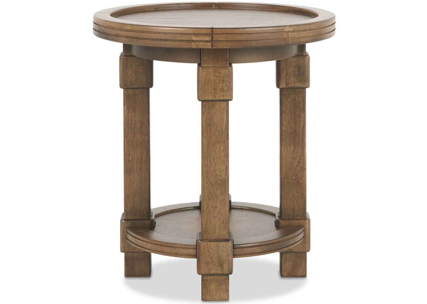 Urban Barn Merrin Round Side Table -Larke Brandy- Side Tables