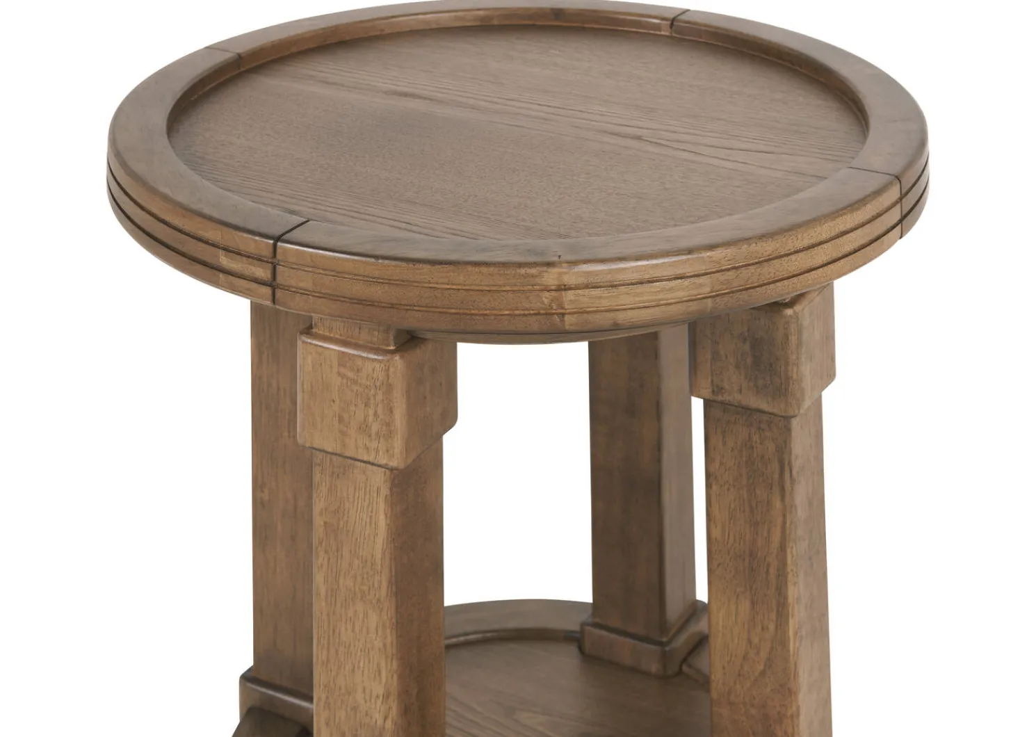 Urban Barn Merrin Round Side Table -Larke Brandy- Side Tables