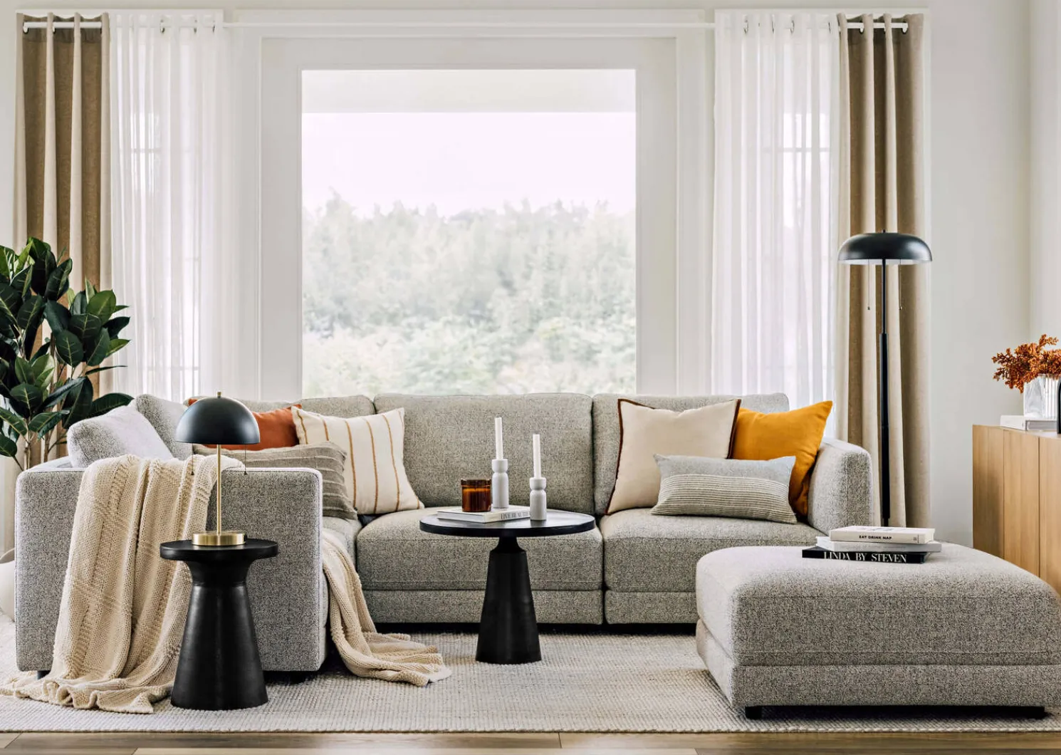 Urban Barn Mila Modular 6-Piece Corner Sectional- Modular Seating