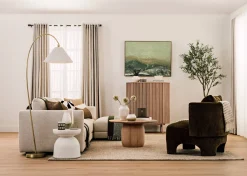 Urban Barn Mila Modular 3-Piece Loveseat Chaise- Modular Seating