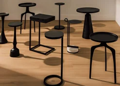 Urban Barn Muras Reclaimed Wood Tuck Table -Browen Raven- Side Tables