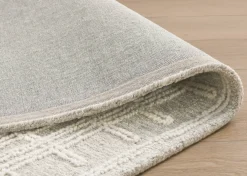 Urban Barn Nichols Wool Rug Grey/Ivory- Area Rugs