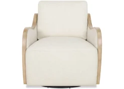 Urban Barn Olivia Swivel Armchair -Mel Ivory- Accent Chairs