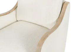 Urban Barn Olivia Swivel Armchair -Mel Ivory- Accent Chairs