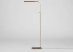 Urban Barn Oscar LED Floor Lamp Brass- Floor Lamps