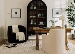 Urban Barn Oscar LED Floor Lamp Brass- Floor Lamps