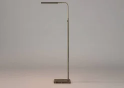 Urban Barn Oscar LED Floor Lamp Brass- Floor Lamps