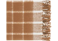 Urban Barn Remi Windowpane Plaid Throw- Throws