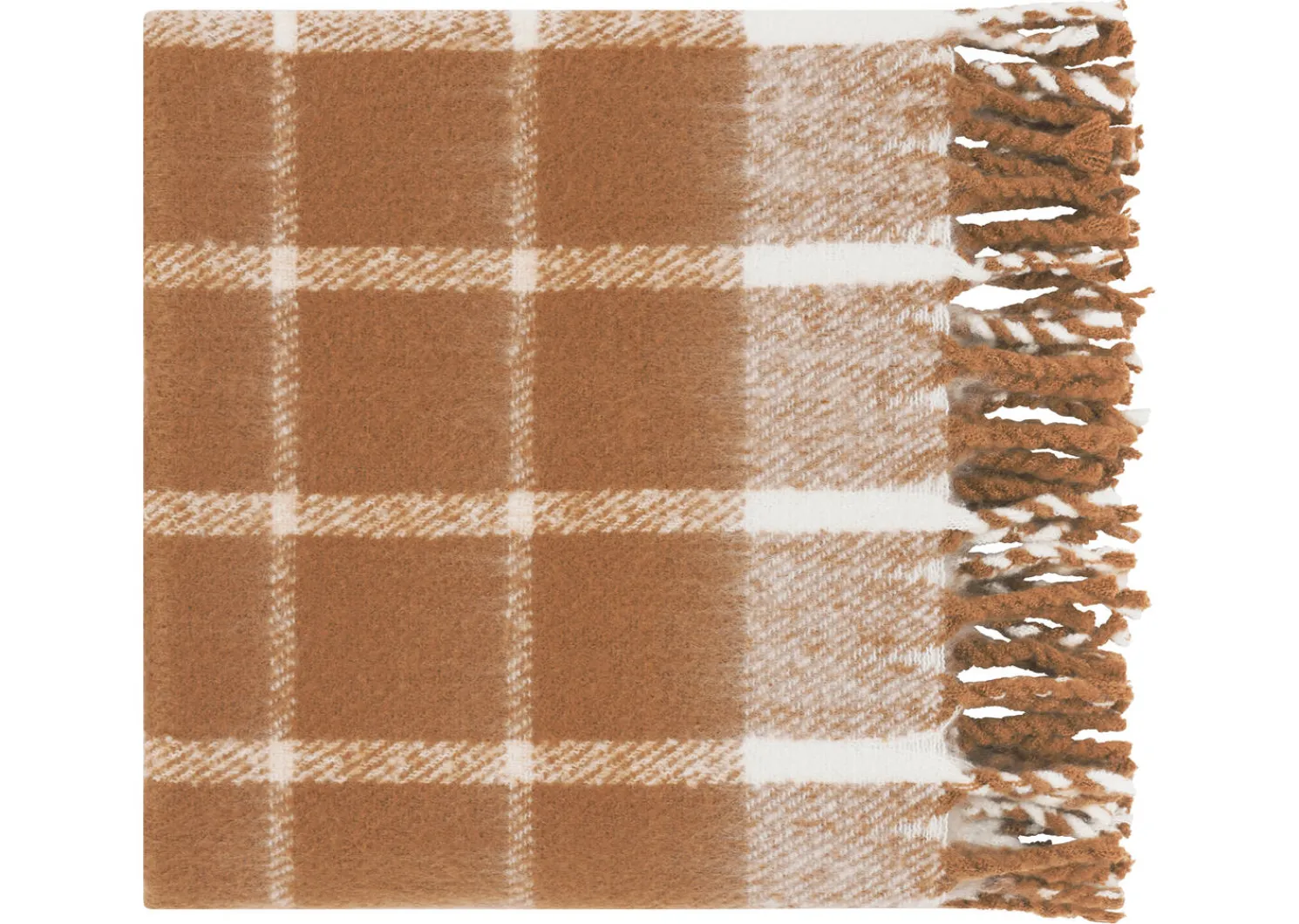 Urban Barn Remi Windowpane Plaid Throw- Throws