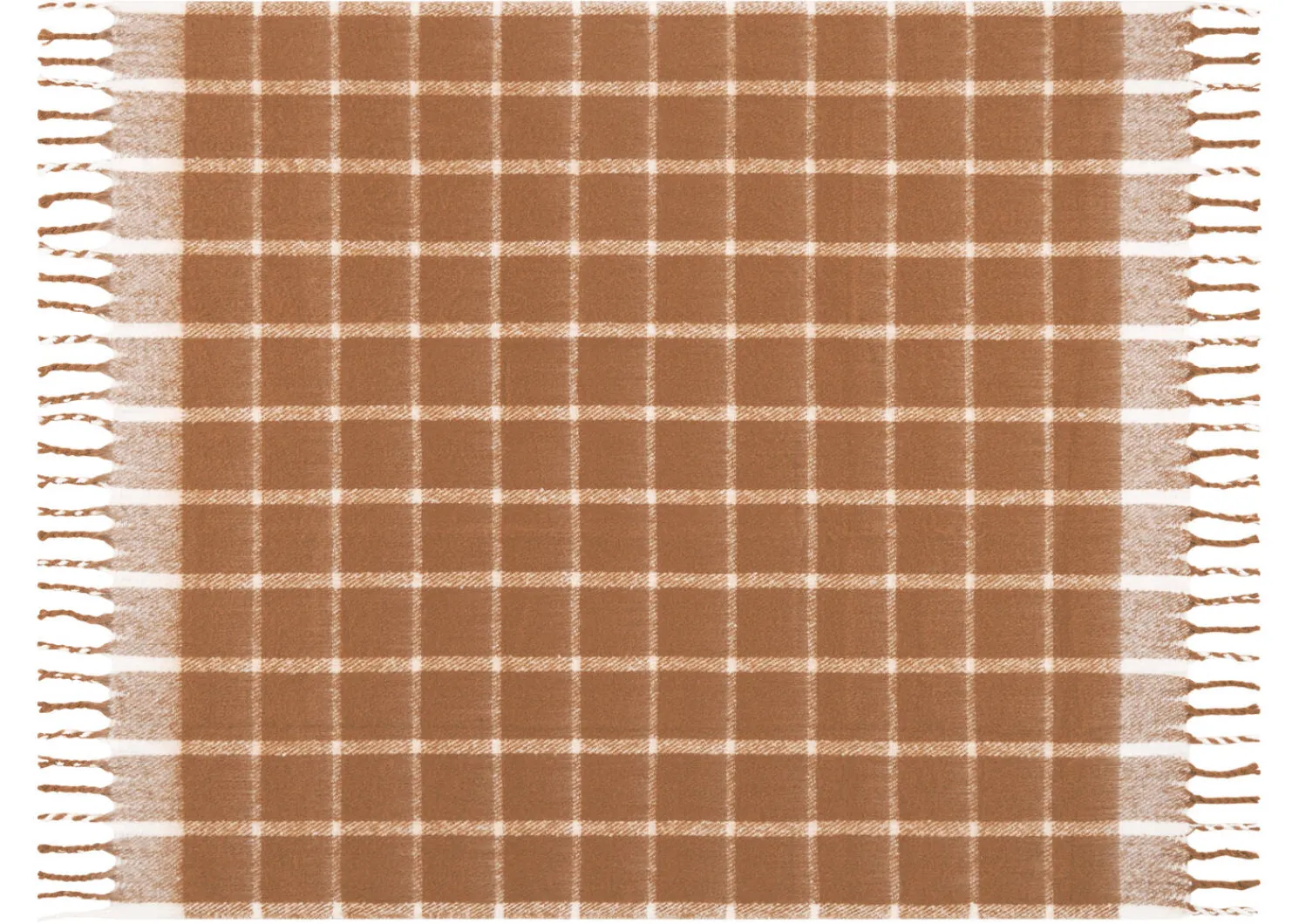 Urban Barn Remi Windowpane Plaid Throw- Throws