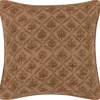 Urban Barn Renu Cotton Pillow 20x20 Rust- Pillows