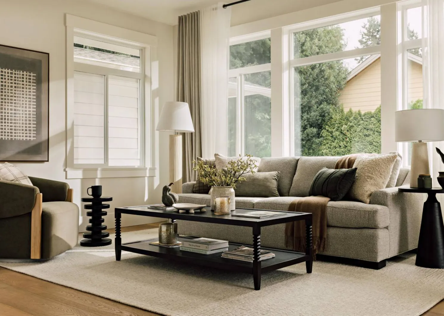 Urban Barn Rhodes Coffee Table -Abbey Pepper- Coffee Tables